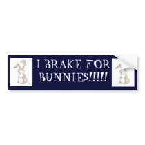 funny bunny, funny bunny, I BRAKE FOR BUNNIES!!!!! bumper stickers by Lindz88 funny bunny, funny bunny, I BRAKE FOR BUNNIES!!!!! bumper stickers