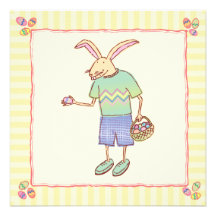 Funny Bunny Party Invite