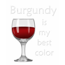 Funny Burgundy Wine Party T-shirt