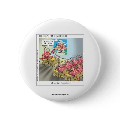 Funny Buttons: Cows: Crawfish Preschool by beardiethor123