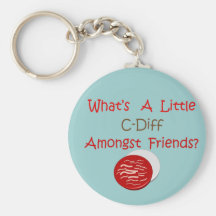 Funny C-Diff Nurse T-Shirts & Gifts Key Chains