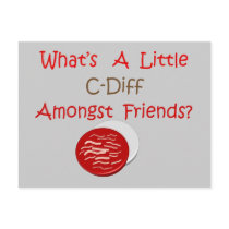 Funny C-Diff Nurse T-Shirts & Gifts Postcard