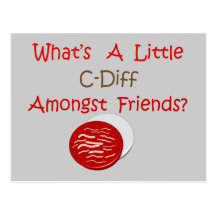 Funny C-Diff Nurse T-Shirts & Gifts Postcard