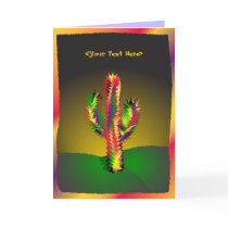 Funny Cactus cards
