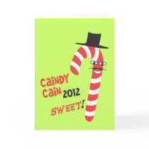 Funny CAINdy CAIN - Herman Cain 2012 for President Cards