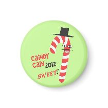 Funny CAINdy CAIN - Herman Cain 2012 for President Magnet