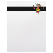 funny calypso lobster letterhead template