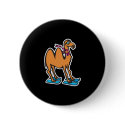 funny camel on skis buttons by doonidesignsanimals funny camel on skis buttons