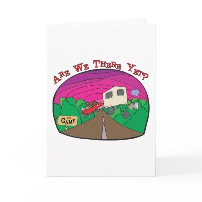 Funny Camping Card by TentsNTrees