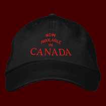 Funny Canada Baseball Cap Embroidered Cap / Hat embroidered hats