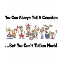 Funny Canadian T Shirt Women's