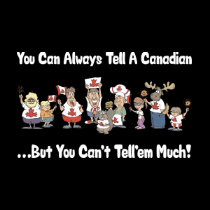 Funny Canadian T Shirt Women's