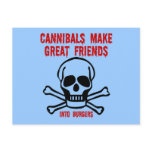 Funny cannibals postcard