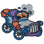 Funny Car Embroidered Shirt
