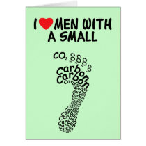 Funny carbon footprint cards