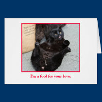 Funny card, blank inside. cards
