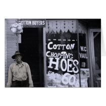 Funny Card - Cotton Chopping Hoes cards