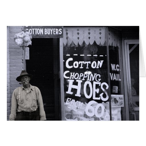 Funny Card - Cotton Chopping Hoes