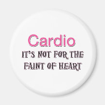Funny Cardio Saying Refrigerator Magnets