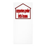 Funny Carpenter Humor rack cards