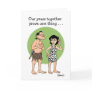 Funny Cartoon Anniversary Card: Proof