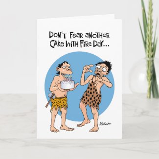 Funny Cartoon Birthday Card card