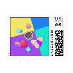 Funny Cartoon Bowling Kid Stamp Funny Cartoon Bowling Kid Stamp