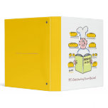 Funny Cartoon Bread Recipe Binder Christmas Gift
