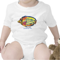 Funny Cartoon Butterfly Fish Cute Infant t-shirts by lillyarts Funny Cartoon Butterfly Fish Cute Infant t-shirts