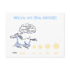 Funny Cartoon Change of Address Postcard postcard