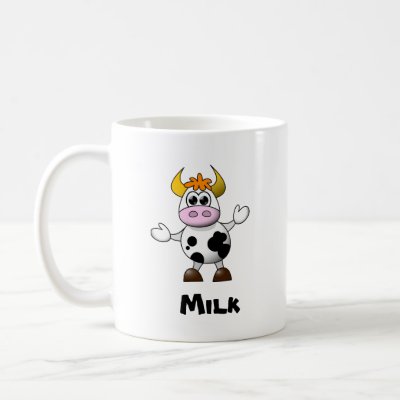 Funny Cartoon Cow mugs