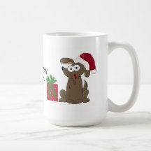 Funny Cartoon Dog with Saying Mug
