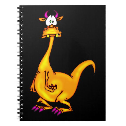 Funny Cartoon Dragon Journal Notebook