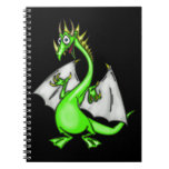 Funny Cartoon Dragon Journal Notebook