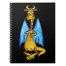 Funny Cartoon Dragon Journal Notebook