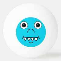 Funny Cartoon face Ping-Pong Ball