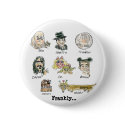 Funny Cartoon Famous Franks Round Lapel Pin buttons