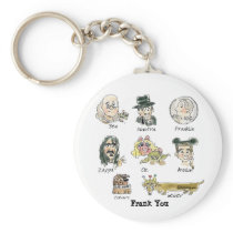 Funny Cartoon Frank You Keychains
