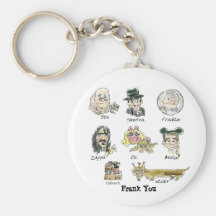 Funny Cartoon Frank You Keychains