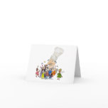 Funny Cartoon French Chef cards