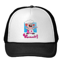 Funny Cartoon | Funny Cartoon Pig Chef Trucker Hat
