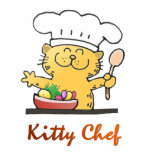 Funny Cartoon | Funny Kitty Chef T Shirts