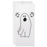 Funny cartoon ghost rack cards