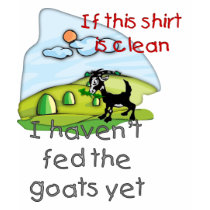 Funny Cartoon Goat Shirt American Apparel Fitted by getyergoat Funny Cartoon Goat Shirt American Apparel Fitted
