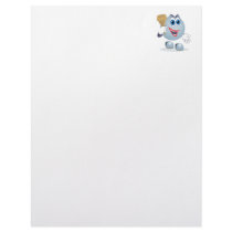 funny cartoon golf ball character custom letterhead