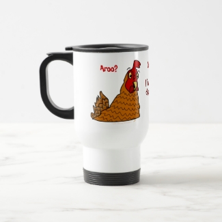 Funny Cartoon Hen I Love My Chickens Custom Mug
