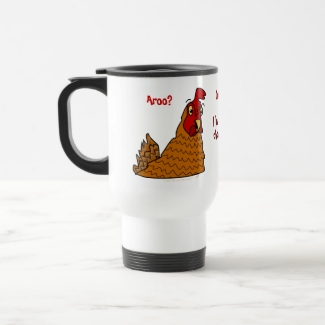 Funny Cartoon Hen I Love My Chickens Custom Mug