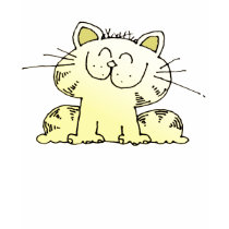 Funny Cartoon Kitten | Funny Kitten Tshirt