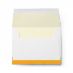 Funny cartoon moose stationery - yellow and white envelope