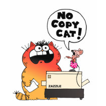 Funny Cartoon Mouse & Cat t-shirts by Toonboy Funny Cartoon Mouse & Cat t-shirts